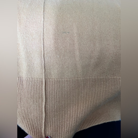 Tahari Pure Luxe Cashmere Women's Yellow Sweater Pullover Crew Neck Size S - Picture 11 of 11